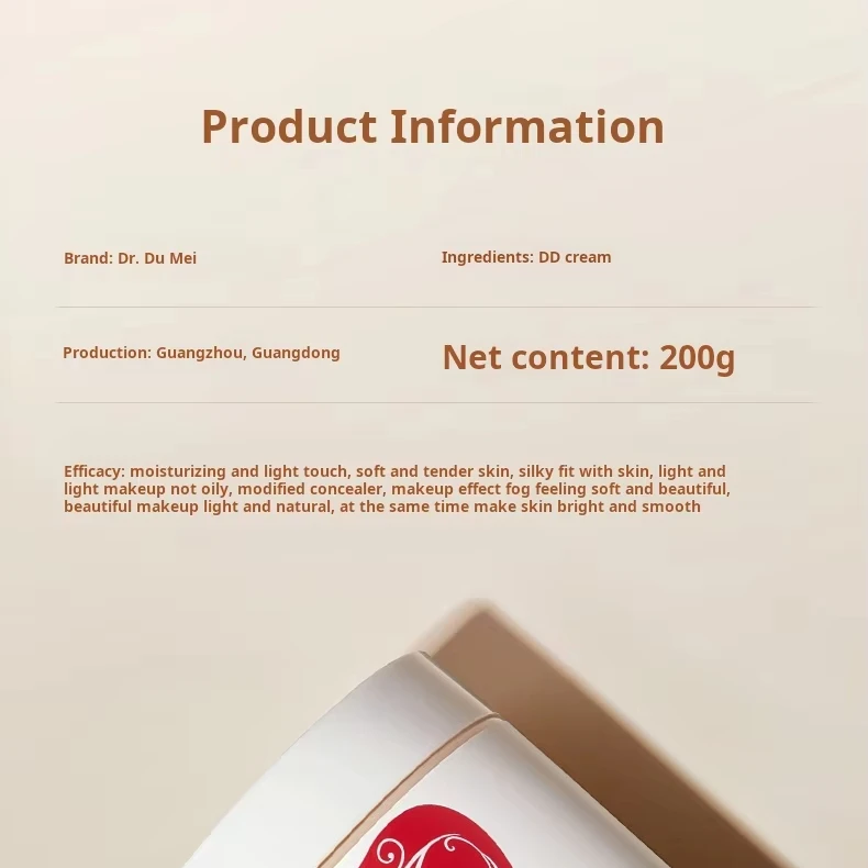 Dr. Haomei Liquid Foundation Large Jar Nude Makeup Concealer with LightLazy Effect Nature-Compliant Makeup