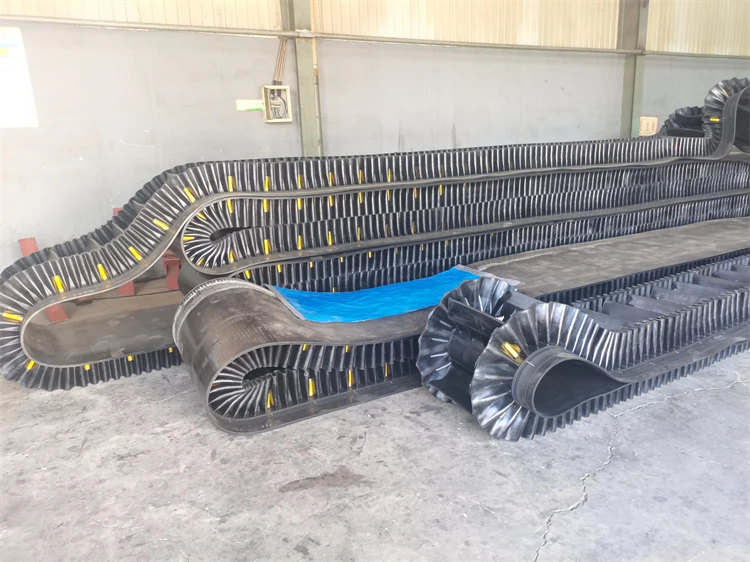 Professional Manufacturer Good Quality Green Pvc Rubber Cleat 600mm Corrugated Sidewall Conveyor Belt