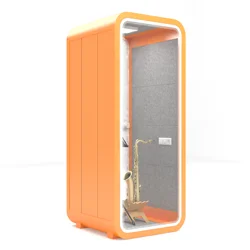 Functional Acoustic Furniture Capsule Design Hearing Protection Indoor Private Trumpet Playing Booth