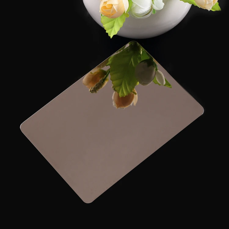 China manufacture new design gold rose 4* 8 stainless steel sheets plate board for decoration