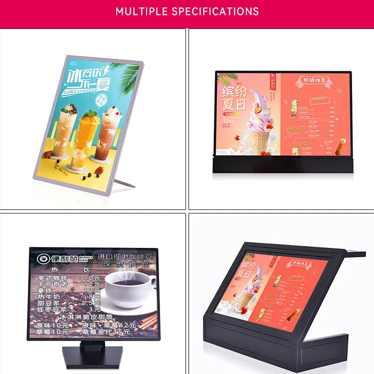 Slim Led Light Poster Advertising Light Box  sign For Restaurant Cinema gas station  led poster frame led slim light box