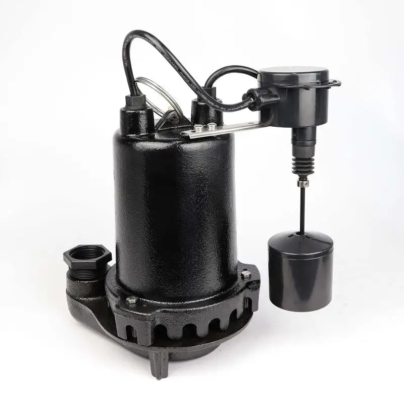 1hp Heavy Duty Cast Iron Construction Electrical Submersible Suction Pump