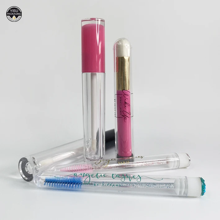 Hot Sale 10ml Transparent Clear Empty Eyelash Eye Serum Tube Eyebrow Mascara Lip Gloss Tube with Wand