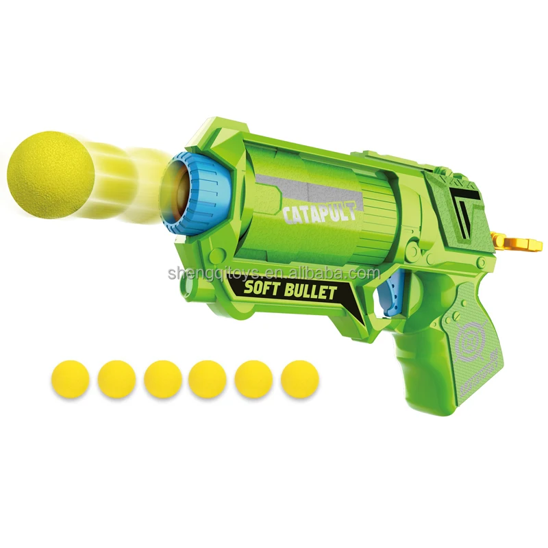LK Toys New Sports Shooting Game Toy EVA Soft Bullet Gun Plastic Air Gun for Boys