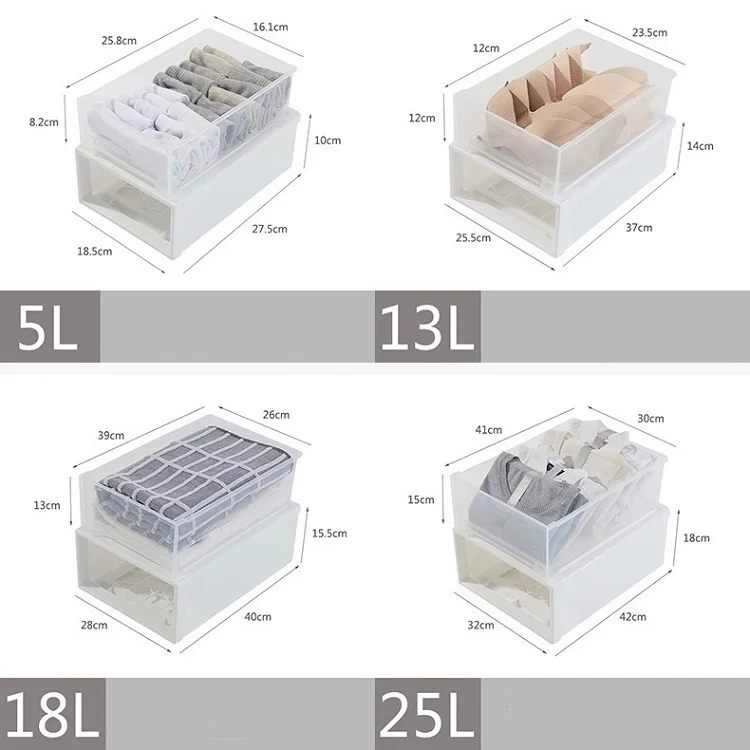 
Wholesale hot sell stackable plastic storage drawers wheels cabinet 