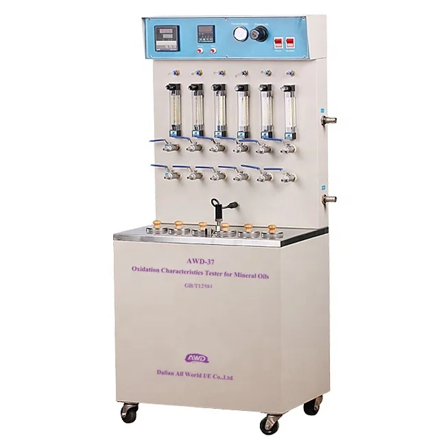 AWD-37 Oxidation Stability Tester Oxidation Stability Bath Lubricating Oils Tester ASTM D943 oxidation stability equipment