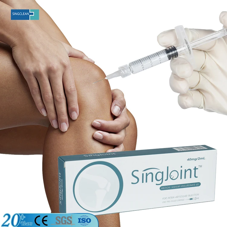 Hot Sale CE Passed Singjoint Non-Crosslinked Hyaluronic Acid Filler Intra-Articular Injection for Osteoarthritis Knee