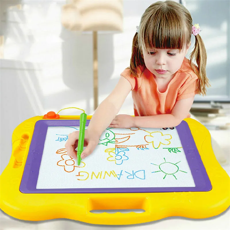 2022 Amazon Hot Sale Children Writing Skill Practice Big Size Non-toxic Plastic Educational Tool Magnetic Drawing Board for Kids