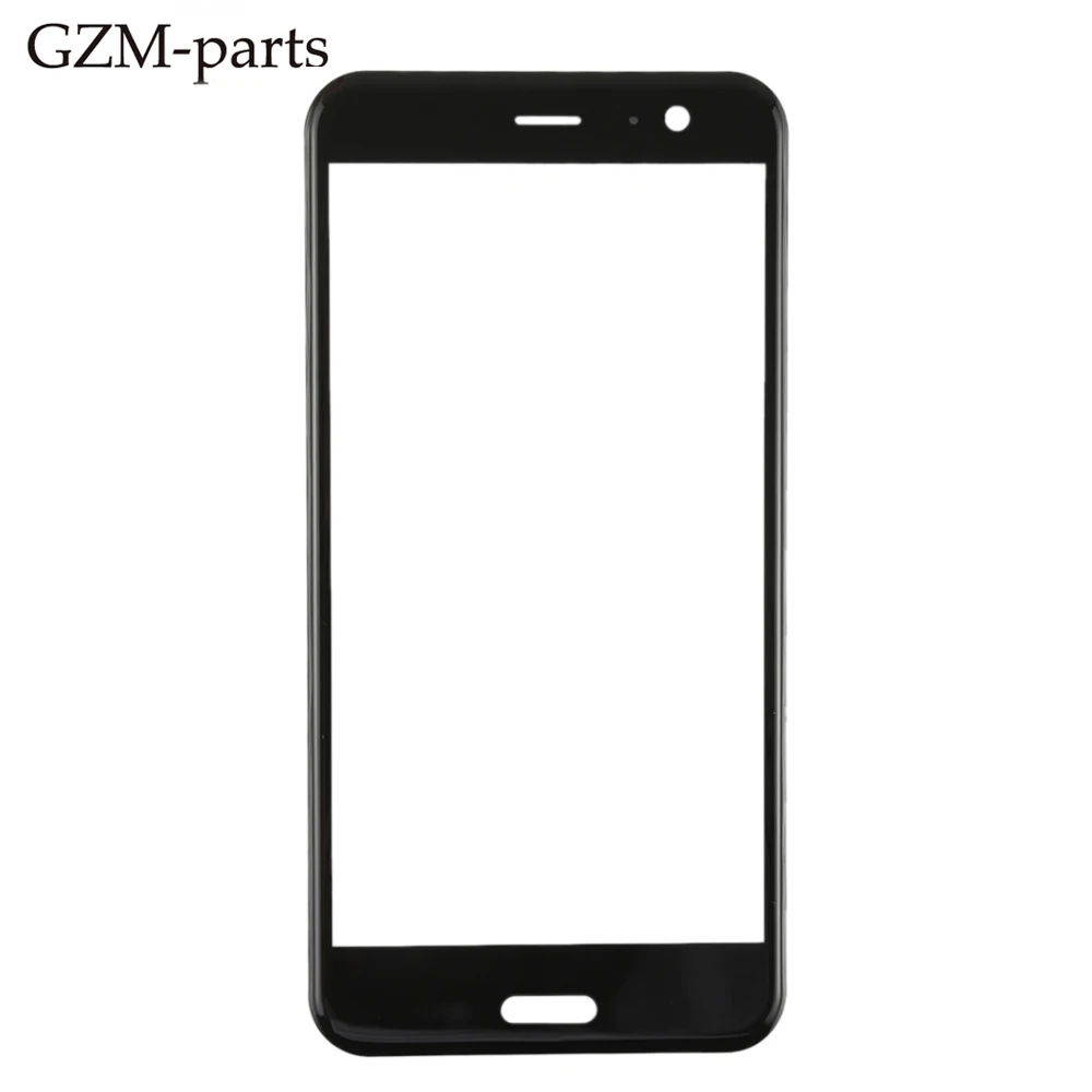 GZM-parts Mobile phone LCD Front Glass For HTC U11 U-3w U-1w U-3u Display Touch Screen Outer Glass Panel Replacement Repair