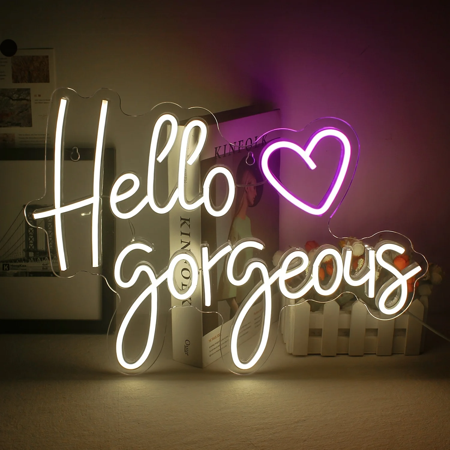 Custom Infinity Mirror Smart Strip Lights Acrylic Led Sign Neon Light Controller Decoration For Bar Ktv Shop
