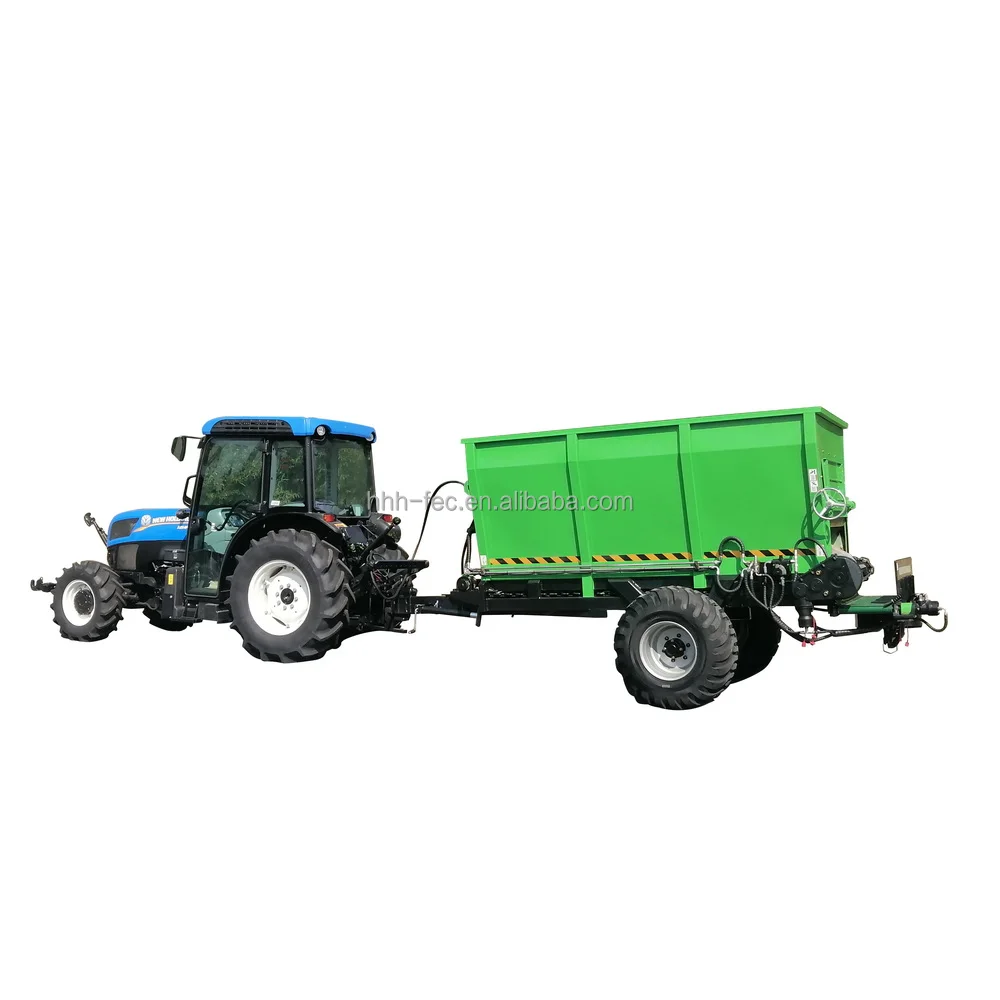China tractor PTO driven animal waste muck manure Organic spreader
