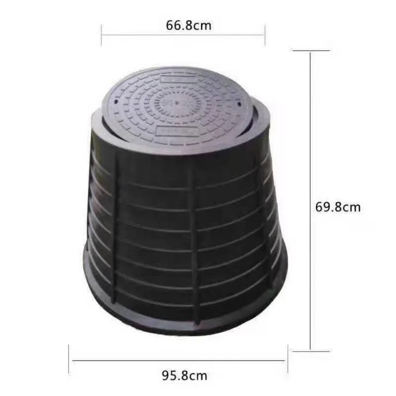 Inspection well PE plastic farmland irrigation valve well underground observation well shaft green belt inspection chamber