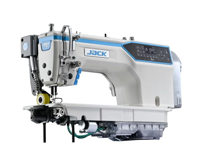 Jack A6F-E-PK Computerized Semi Dry Single Needle Needle Feed Lockstitch with Digital Motors and Puller