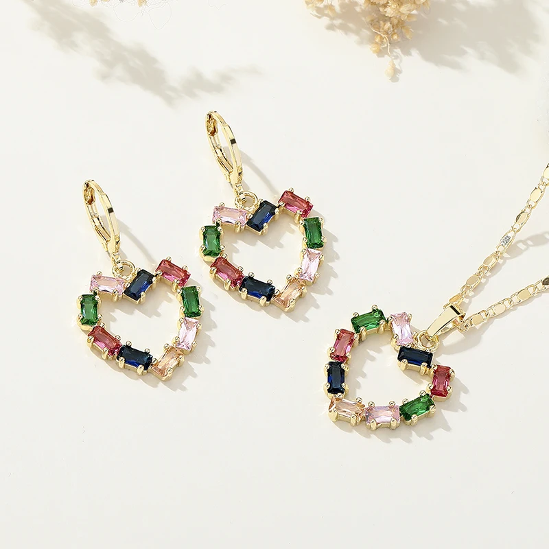 Joyeria oro HD ювелирные изделия 14 карат 18-каратное золото циркон женские свадебные 24 каратные комплекты ювелирных изделий Дубай модные для женщин