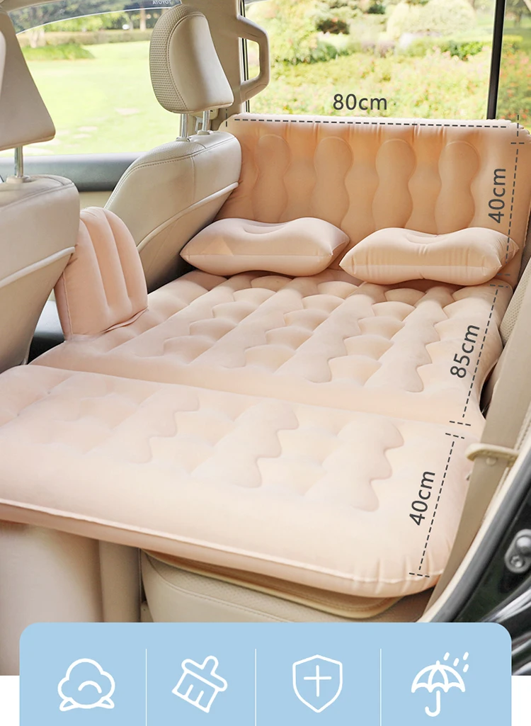 Custom back seat collapsible car air travel bed car  inflatable mattress