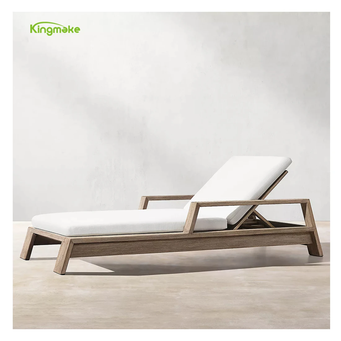 Luxury design sex chaise lounge chair teak sun loungers outdoor leisure chair comfortable sun lounger with cushions