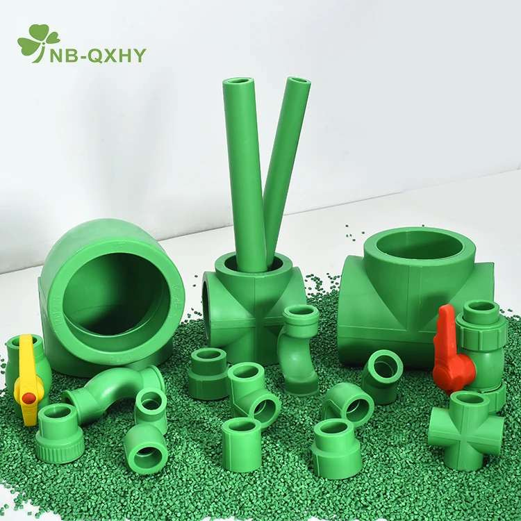 Water Supply Green PPR Pipe Fittings for Piping System
