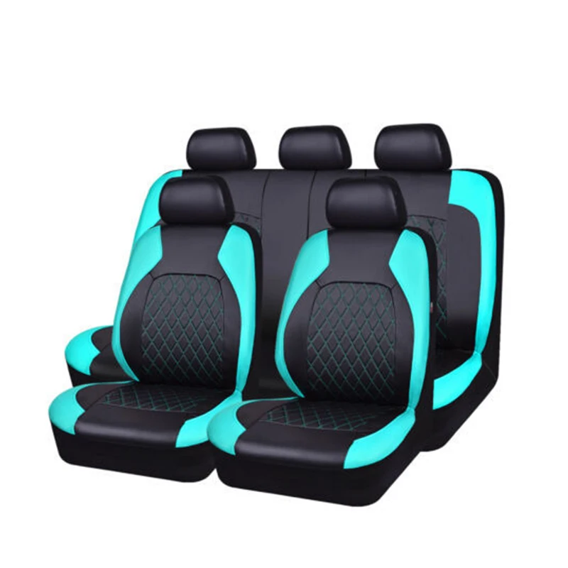 New Arrival Universal Fit Auto PU Leather Car Seat Covers Interior Accessories for car suv sedan cover