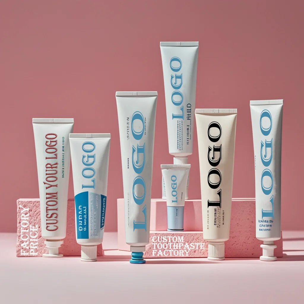 Custom Toothpaste Factory Self-Healing Gums Long-Lasting Custom Logo Toothpaste V34 Colour Toothpaste