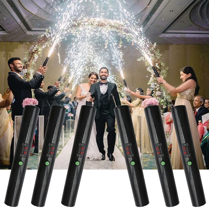Hand held reusable cold pyro ice fountain cold pyro shooter cold flame machine for festival