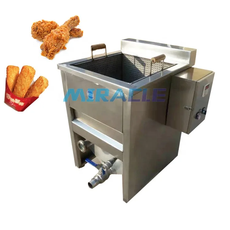 Temperature Control Deep Fryer Basket Type Small Frying Machine for Fried Chips