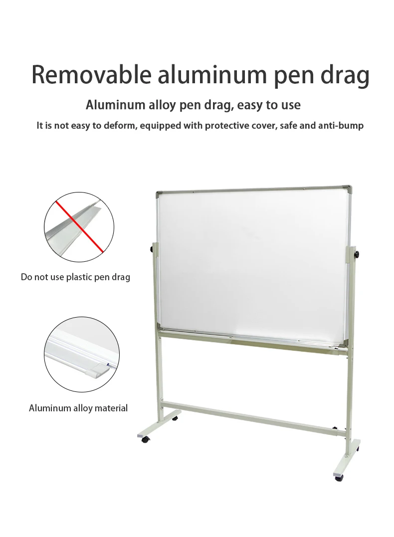 Factory Price Waterproof Flexible Whiteboard Reversible Mobile Writing Board