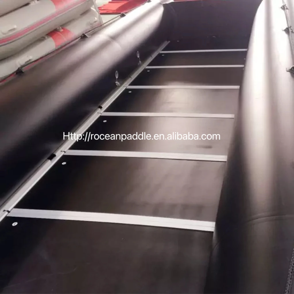 CE Factory 7m 8m 9m 10m Wood floor Inflatable boat Large Size Rubber Boat with Outboard Engine