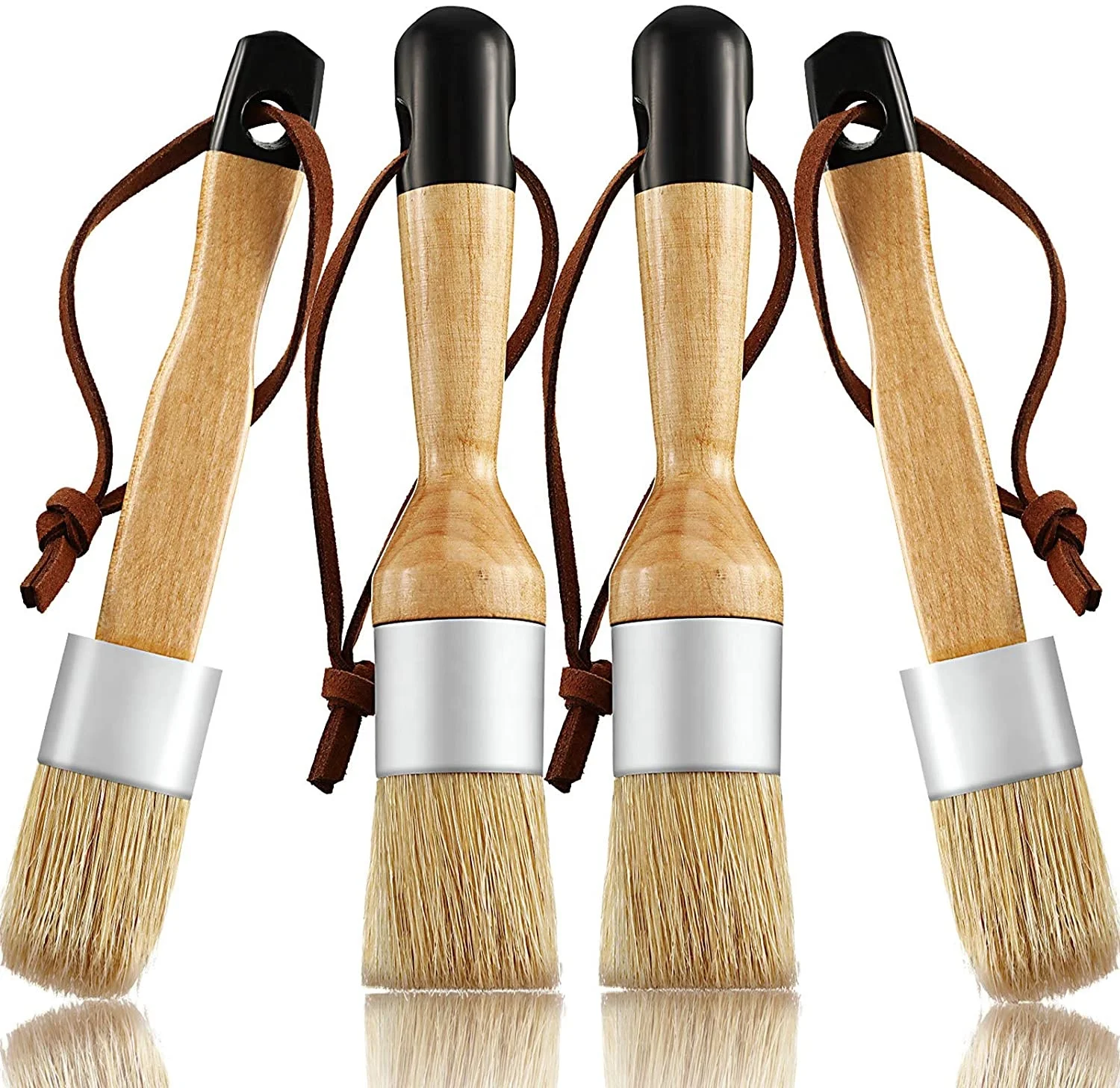 CIC customizable round chalk wax brush