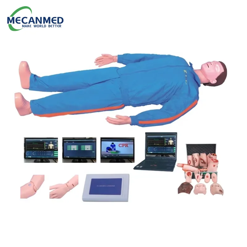Mecan Medical One Stop Supplier First Aid Full Body Dummy Cpr Trauma Life-Size Adult Cpr Training Model