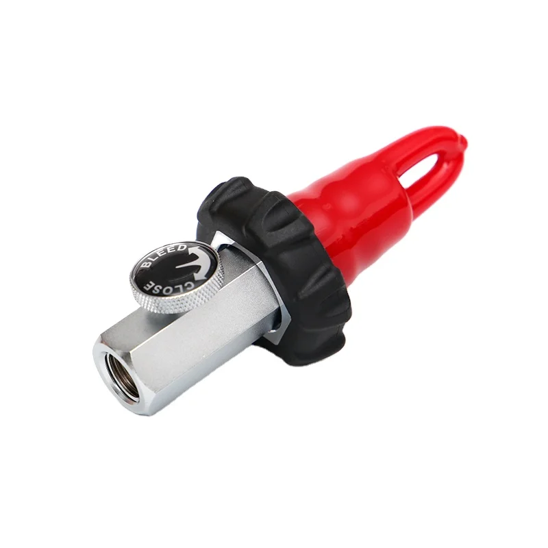 Scuba diving Tank filling adaptor 1/4 NPT female to DIN G5/8 connector with bleed/close screw fit to tank valve DIN