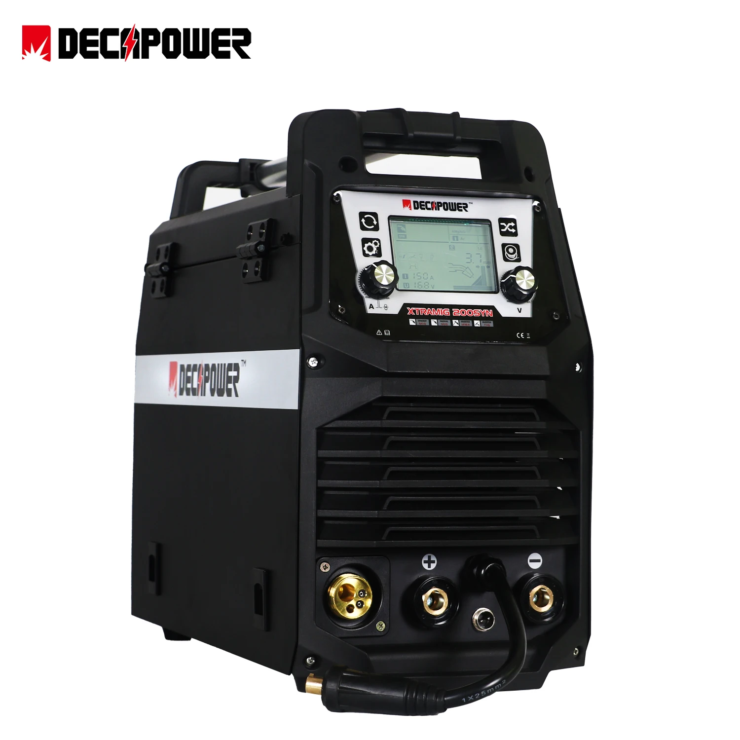 Decapower mig сварочный аппарат инвертор 200A mma tig без газа и алюминия микро-процесс