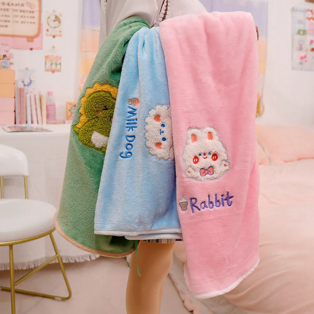 New Arrival Kawaii soft plush blanket Anime Fleece Blanket Baby Sleep Blanket Organic
