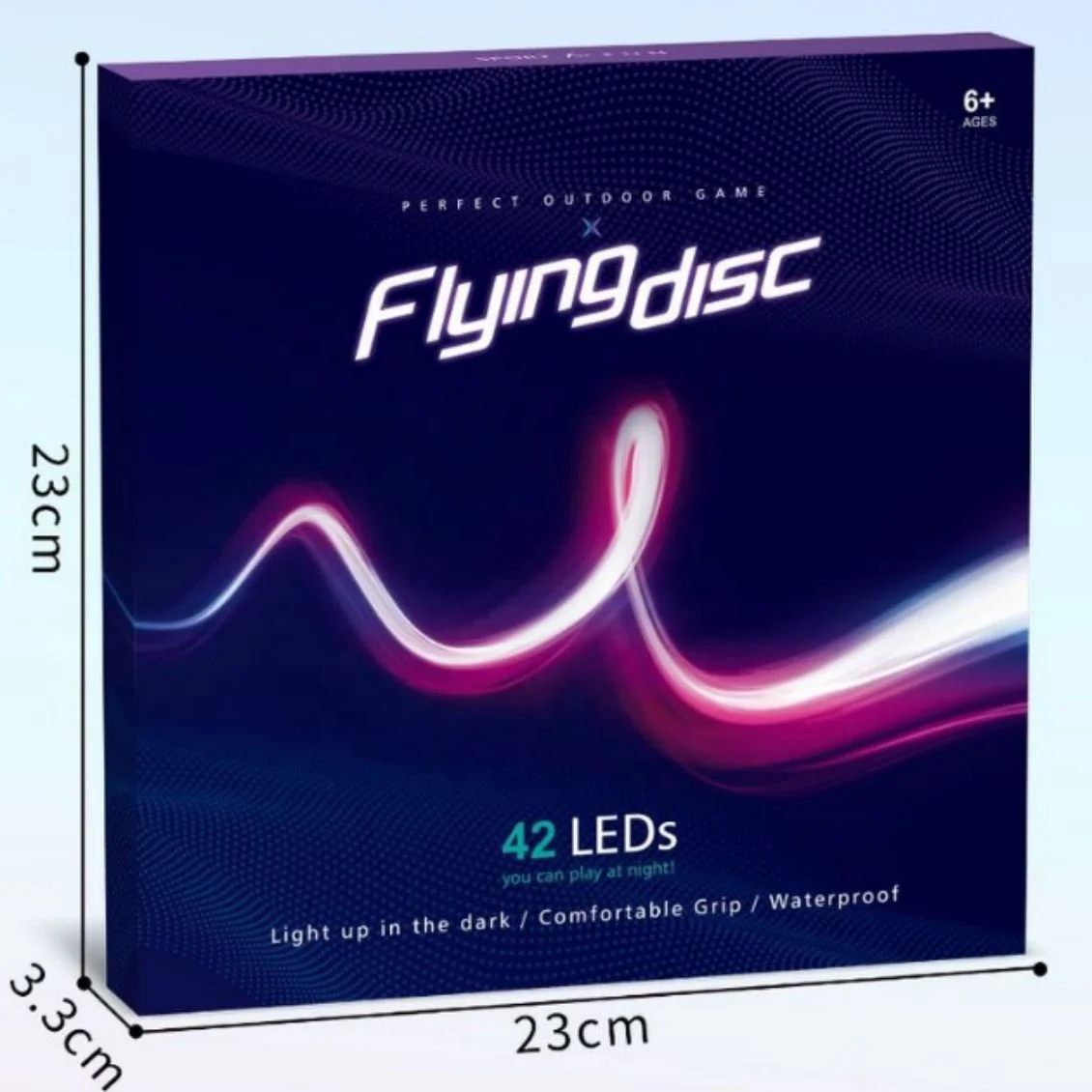 Children Outdoor Sports Flying Disk Game Toys Custom Logo Led Flying Disc