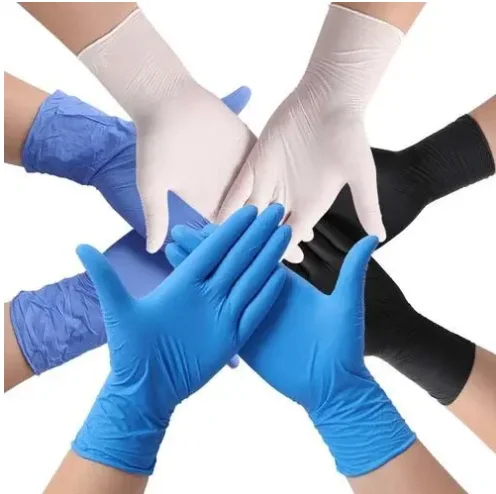 disposable micro touch medical mitten production line with high output black nitrile powder free dipping machine