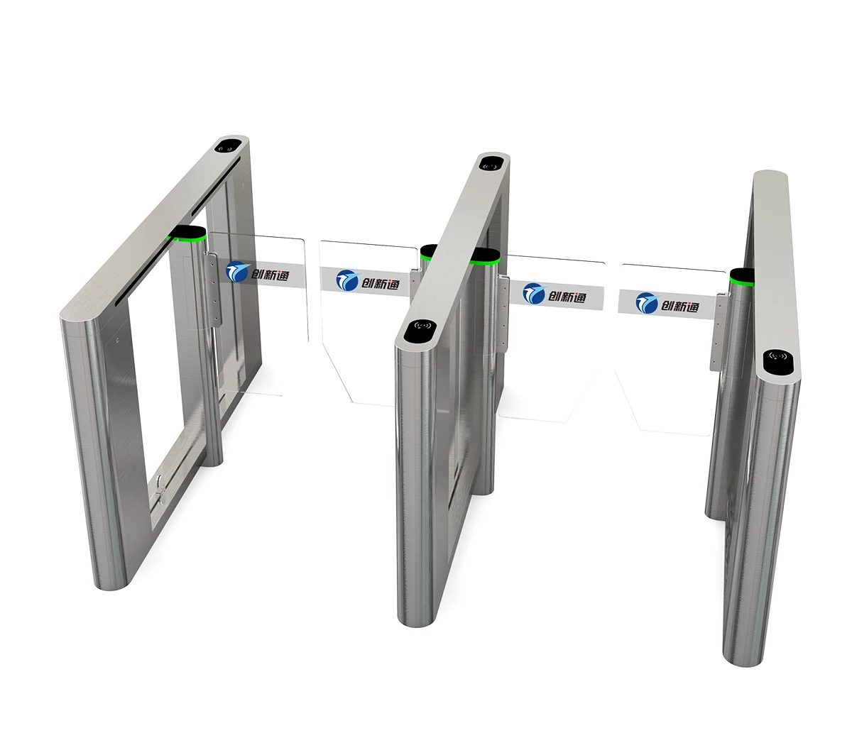 Радиочастотный Бесконтактный скоростной шлейф, акриловый Поворотный барьер, высокоскоростные Безопасные ворота