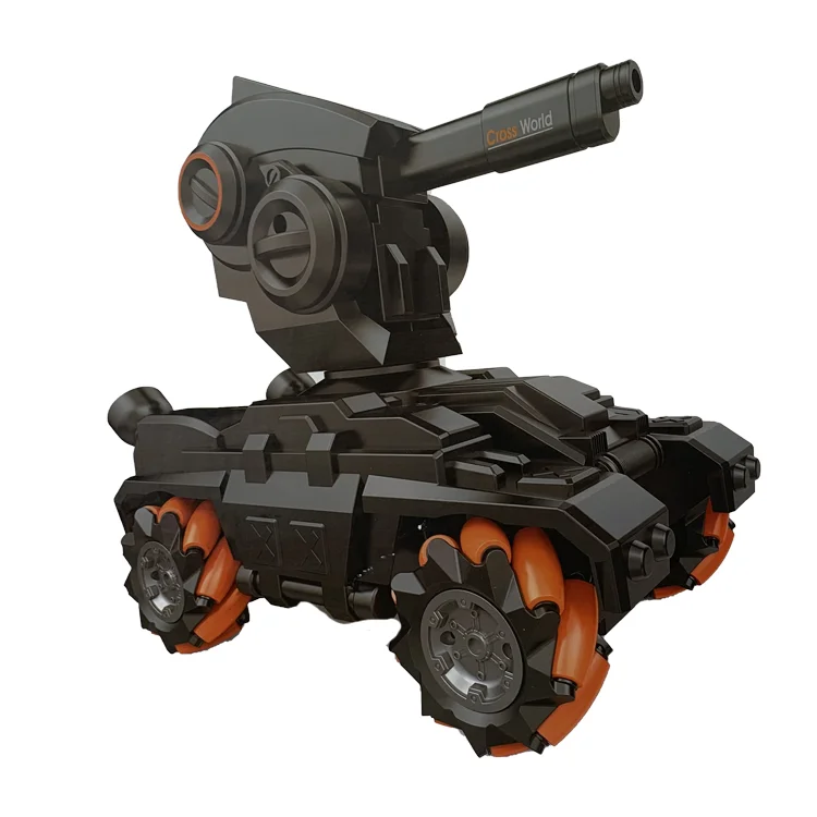 2022 New arrival Tank Fight Water Bullet Launch 2.4G Remote Control Car 360 Degree Spin RC Car Toys For Kids