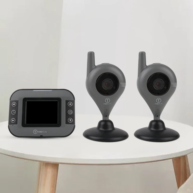 2,4 дюймов Two Way Talk видео радионяня с камерой и аудио двумя камерами, ночное виденье, контроль температуры, монитор для ребенка