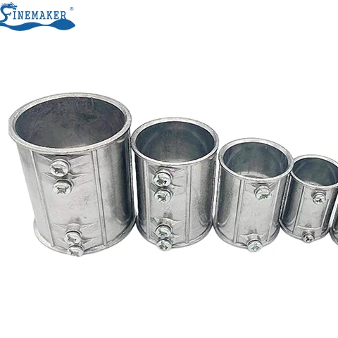 Aluminum - EMT Coupling Conduit Fittings Screw Straight Fittings EMT Connector