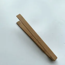 Eco-Friendly Home BBQ Wooden Food Tongs Kitchen Accessories Mini Beech Wood Salad Bread Toast Tongs