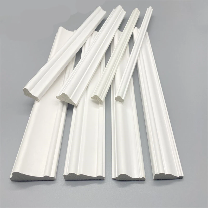20 30 40 50 60mm Hotel Decoration China Factory Ceiling Coving Decorative Wall Cornice ps skirting board mouldings chair rails