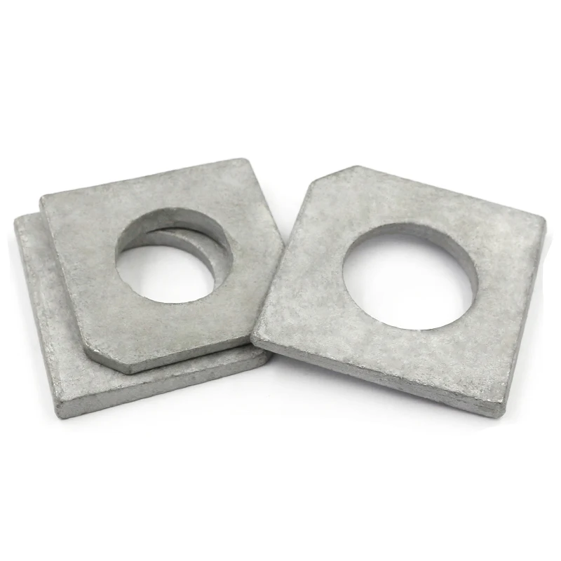 
Hot dip galvanized square bevel washer m8m10m12mm16mm20m24m30 series 