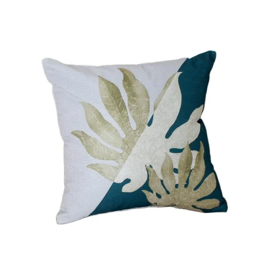 Polyester Linen Velvet Dining Chair Cushion Covers 45x45cm for Living Room