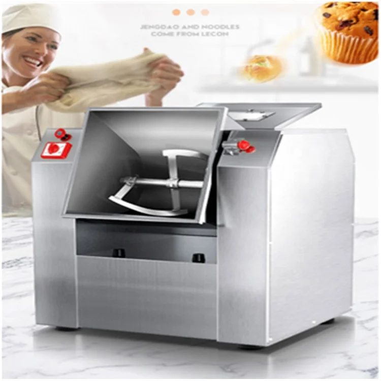JUYOU Commercial Horizontal Dough Mixing Flour Bread Dough Mixer Noodle Spiral Mixer Kitchen Kneading Machine