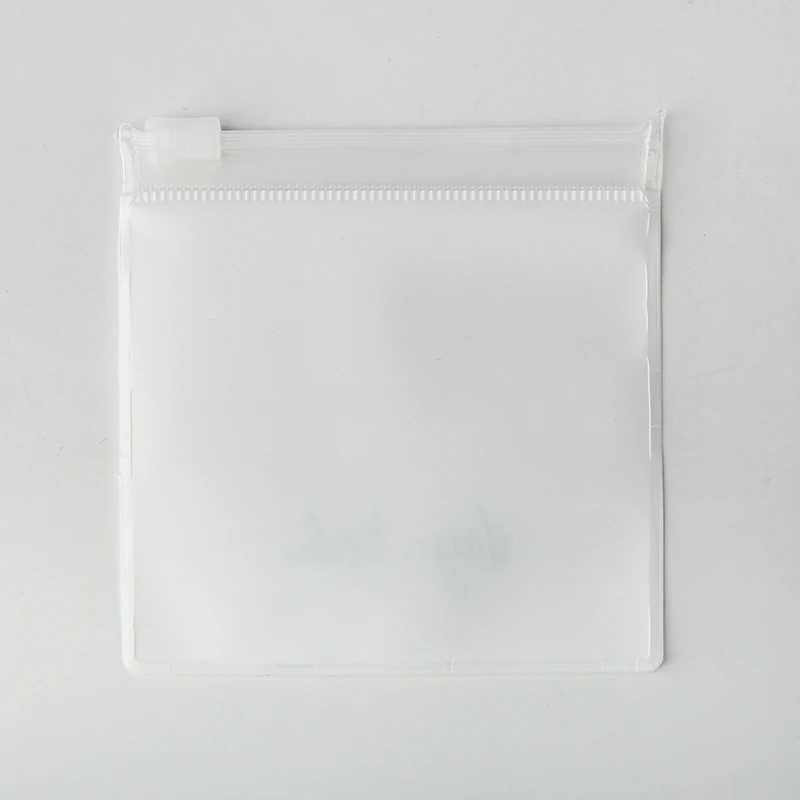 
Sinicline shock-proof wholesale customized 0.2mm frosted white plastic EVA pouch for jewelry with logo 