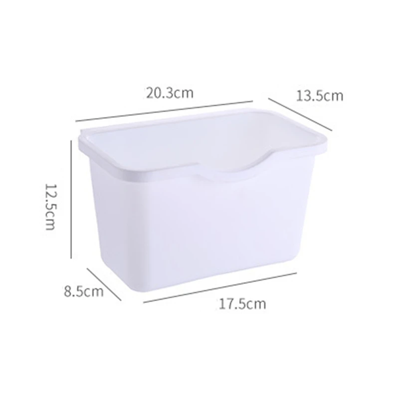 Cabinet Hanging Storage Box Multifunctional Kitchen Waste Bin Desktop Mini Storage Box
