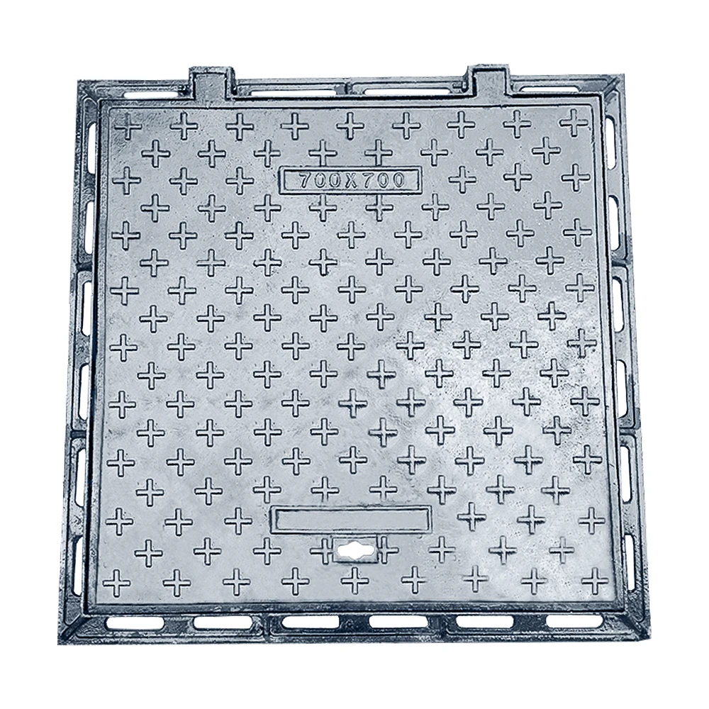 Square cast iron manhole cover made in China