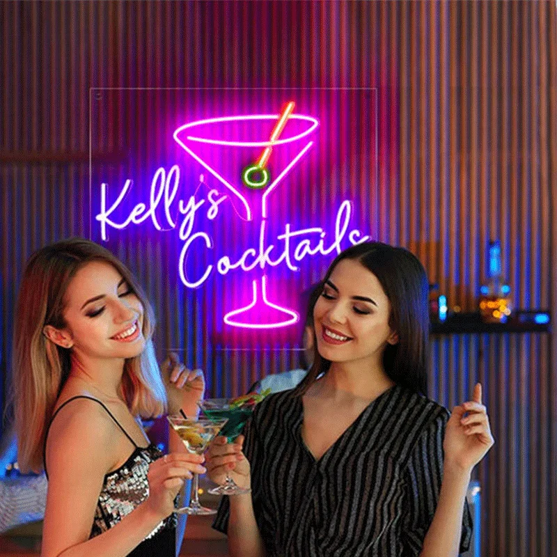 Neon Sign Custom Waterproof Glowing Elements Animated Elements bar Neon Strips Light For Club Party