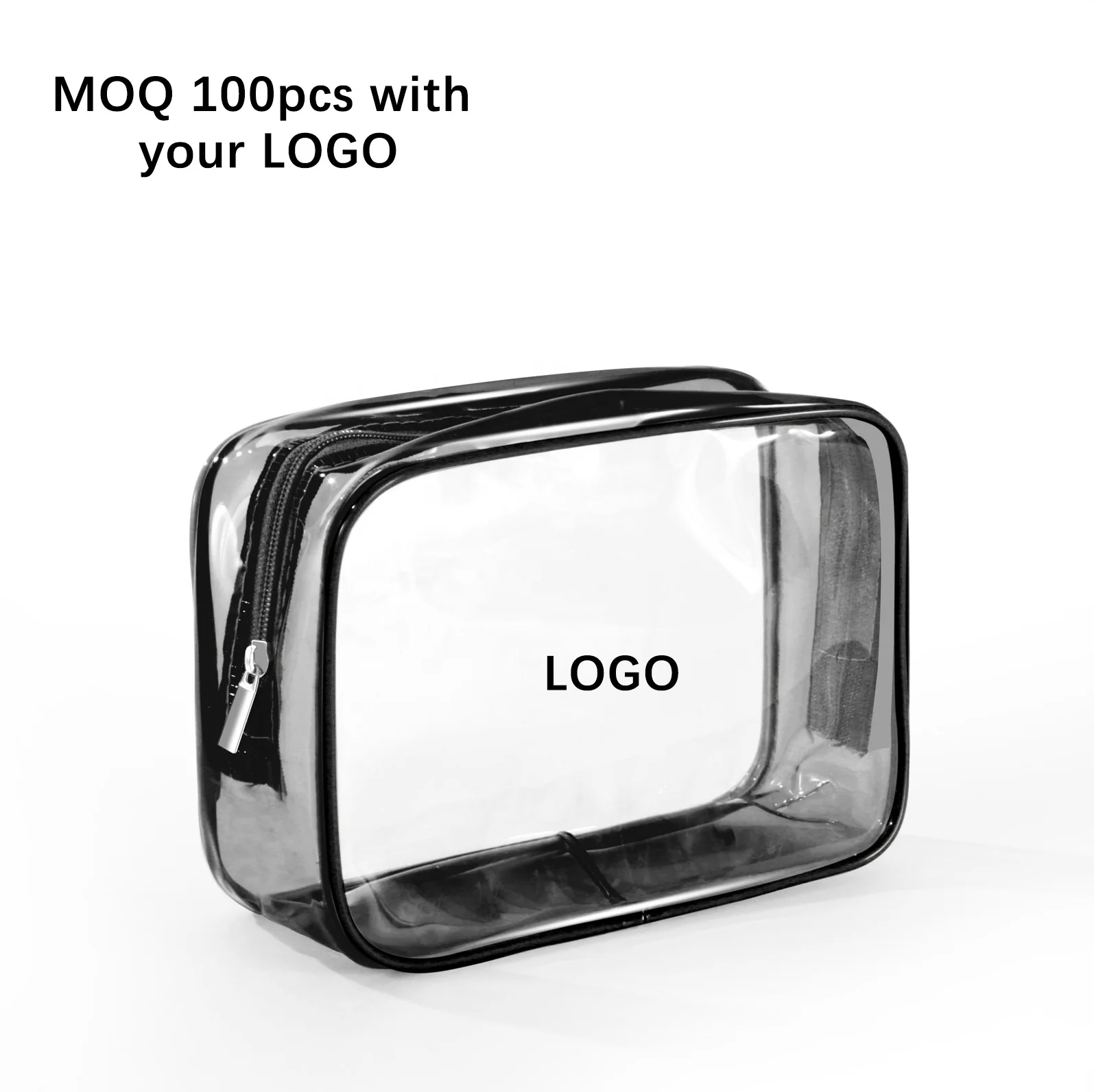 Mini Clear Cosmetic Bag Transparente PVC zipper Lock Bag Waterproof Bag PVC Mobile Phone Cases Clear Pouch bolsa De Maquillaje