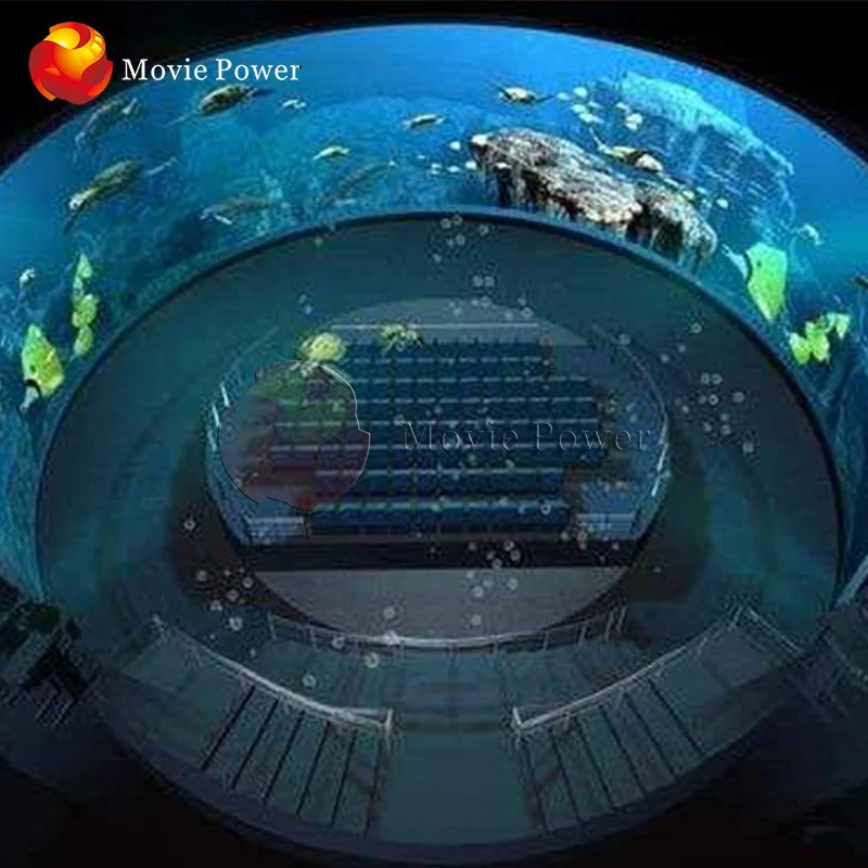  Парк аттракционов полностью захватывающий купол кинотеатр 4d оборудование для