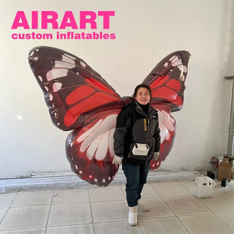 Giant Inflatable Butterfly Wings Costume for Advertising Decoration